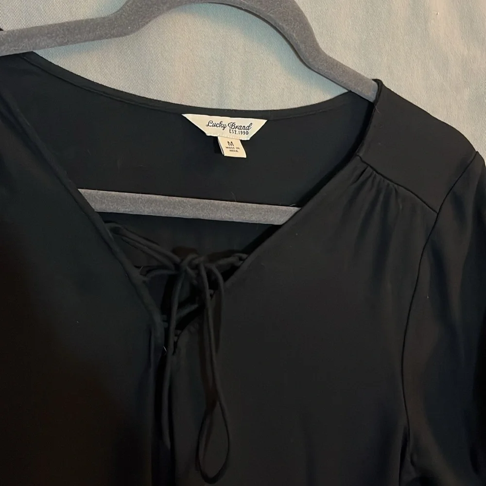 Lucky Brand Black Boho Tunic Dress - Picture 3 of 10
